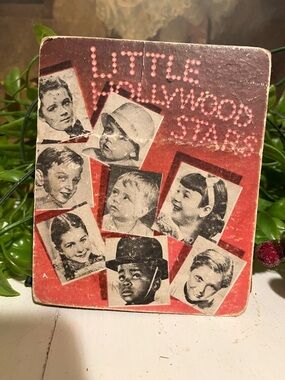Ephemera Antique Book - ‘Little Hollywood Stars’ - Junk Journaling - 91 Yrs Old